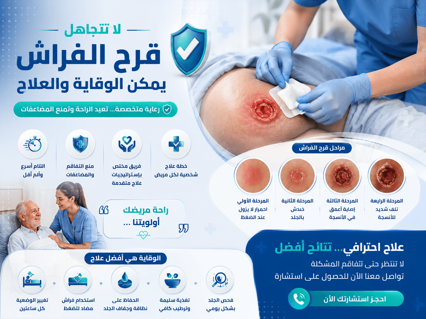 علاج قرح الفراش